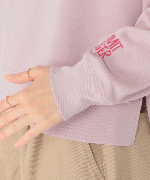 studio CLIP（スタディオクリップ）の「着丈選べる刺繍スウェット（スウェット・レディース・アイボリー/グレー/ネイビー/ピンク・LARGE/MEDIUM）」の22枚目の写真