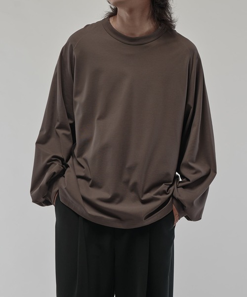 Lui's（ルイス）の「SHINE WIDE カットソー（Tシャツ/カットソー・メンズ・チャコールグレー/ホワイト/ブラック・FREE）」の14枚目の写真