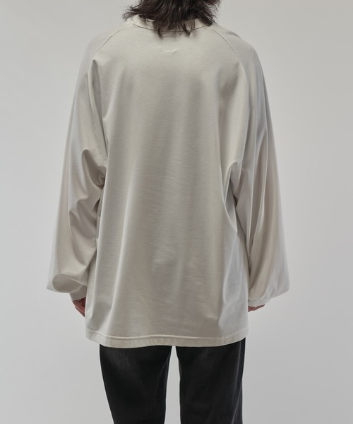 Lui's（ルイス）の「SHINE WIDE カットソー（Tシャツ/カットソー・メンズ・チャコールグレー/ホワイト/ブラック・FREE）」の18枚目の写真