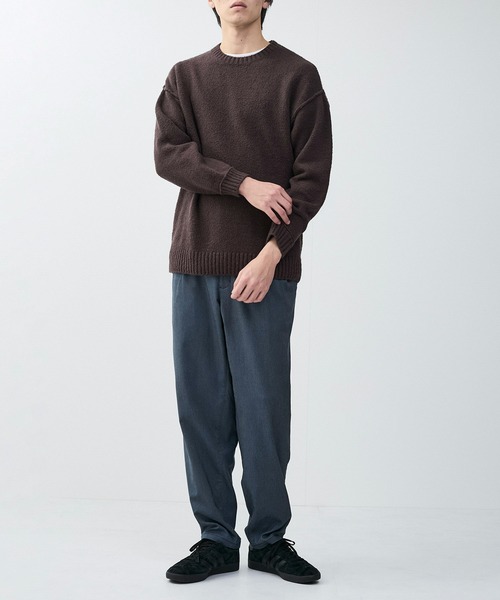  j.n.r.d（ジェー・エヌ・アール・ディー）の「j.n.r.d/ウインターコットンクルーネックプルオーバー（ニット/セーター・メンズ・キナリ/ダークブラウン/ブルー系その他4・M/LL/L）」の19枚目の写真