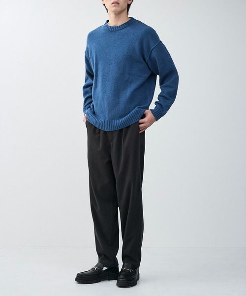  j.n.r.d（ジェー・エヌ・アール・ディー）の「j.n.r.d/ウインターコットンクルーネックプルオーバー（ニット/セーター・メンズ・キナリ/ダークブラウン/ブルー系その他4・M/LL/L）」の20枚目の写真