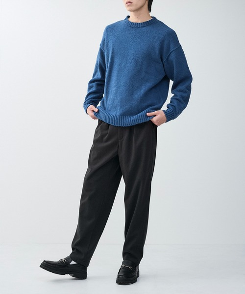  j.n.r.d（ジェー・エヌ・アール・ディー）の「j.n.r.d/ウインターコットンクルーネックプルオーバー（ニット/セーター・メンズ・キナリ/ダークブラウン/ブルー系その他4・M/LL/L）」の21枚目の写真