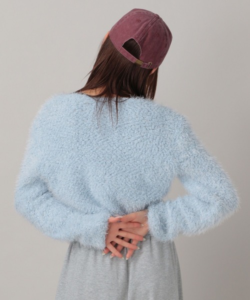 FOREVER 21（フォーエバー トゥエンティーワン）の「【2024FW】フワフワニットプルオーバー（ニット/セーター・レディース・ナチュラル/ブラック/ライトブルー・FREE）」の8枚目の写真