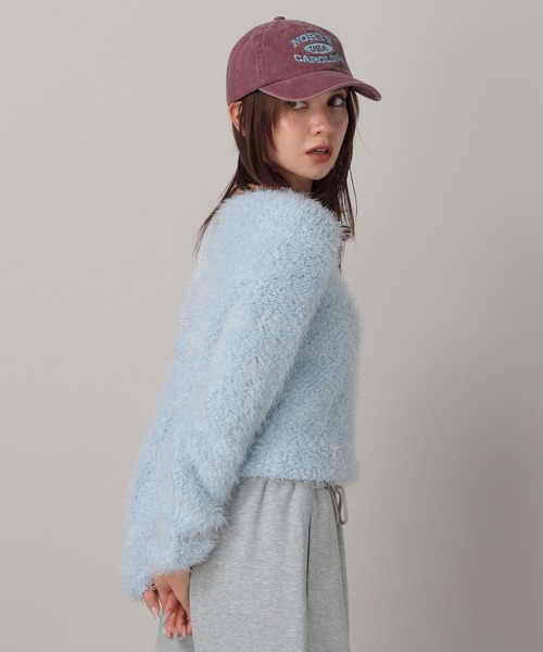 FOREVER 21（フォーエバー トゥエンティーワン）の「【2024FW】フワフワニットプルオーバー（ニット/セーター・レディース・ナチュラル/ブラック/ライトブルー・FREE）」の9枚目の写真