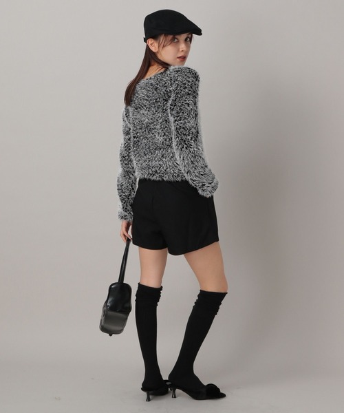 FOREVER 21（フォーエバー トゥエンティーワン）の「【2024FW】フワフワニットプルオーバー（ニット/セーター・レディース・ナチュラル/ブラック/ライトブルー・FREE）」の11枚目の写真