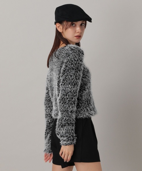 FOREVER 21（フォーエバー トゥエンティーワン）の「【2024FW】フワフワニットプルオーバー（ニット/セーター・レディース・ナチュラル/ブラック/ライトブルー・FREE）」の14枚目の写真