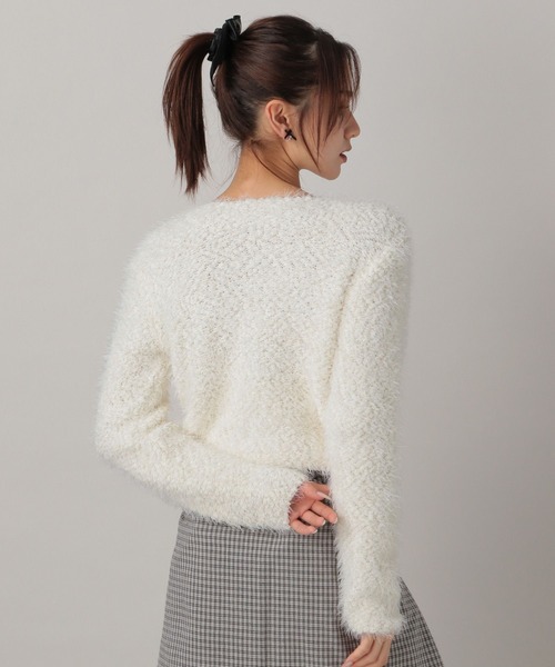 FOREVER 21（フォーエバー トゥエンティーワン）の「【2024FW】フワフワニットプルオーバー（ニット/セーター・レディース・ナチュラル/ブラック/ライトブルー・FREE）」の20枚目の写真