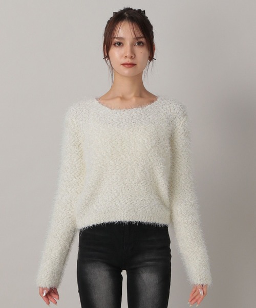 FOREVER 21（フォーエバー トゥエンティーワン）の「【2024FW】フワフワニットプルオーバー（ニット/セーター・レディース・ナチュラル/ブラック/ライトブルー・FREE）」の22枚目の写真