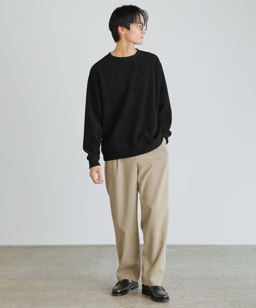 ASTRONOMY(アストロノミー)の「タックワイドパンツ(その他パンツ・メンズ・ブラック/ベージュ/カーキ/スモークピンク/ダークネイビー/ブルー・マルチサイズ)」の10枚目の写真