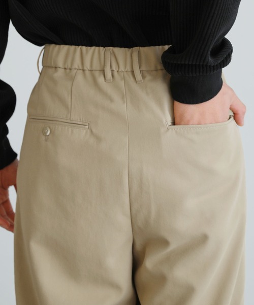 ASTRONOMY(アストロノミー)の「タックワイドパンツ(その他パンツ・メンズ・ブラック/ベージュ/カーキ/スモークピンク/ダークネイビー/ブルー・マルチサイズ)」の20枚目の写真