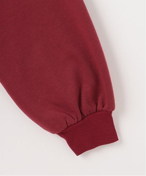 LOVETOXIC(ラブトキシック)の「【GOODPRICE】裏起毛フラワーロゴプルオーバー(スウェット・キッズ・チャコール/トップグレー/オフホワイト/エンジ・L/M/S)」の7枚目の写真