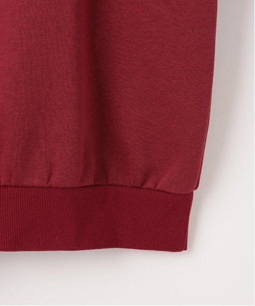 LOVETOXIC(ラブトキシック)の「【GOODPRICE】裏起毛フラワーロゴプルオーバー(スウェット・キッズ・チャコール/トップグレー/オフホワイト/エンジ・L/M/S)」の8枚目の写真