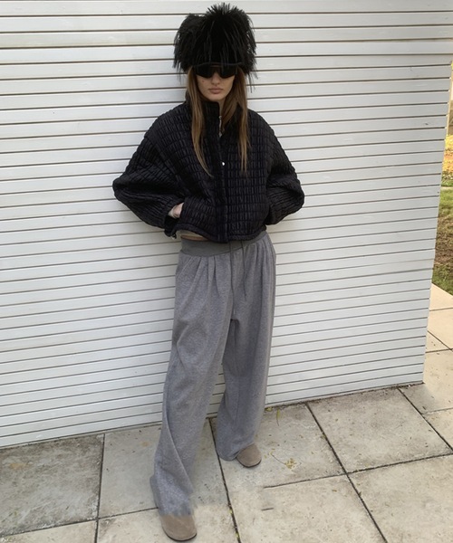 SANSeLF（サンセルフ）の「【LONSLAN】 シャーリングブルゾン sanwl24a057（ブルゾン・レディース・ブラック/ホワイト・FREE）」の15枚目の写真