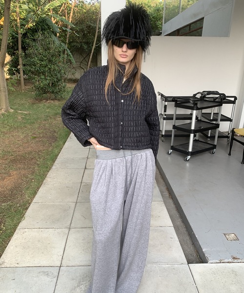 SANSeLF（サンセルフ）の「【LONSLAN】 シャーリングブルゾン sanwl24a057（ブルゾン・レディース・ブラック/ホワイト・FREE）」の20枚目の写真