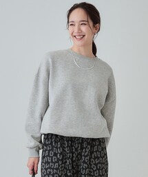 SHOO・LA・RUE | 【S-LL】あったか裏毛 裾ドロストスウェット(Tシャツ/カットソー)