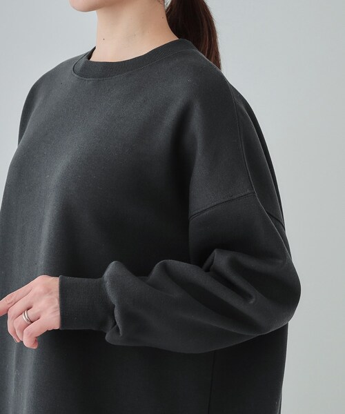 SHOO・LA・RUE（シューラルー）の「◆【S-LL】あったか裏毛 裾ドロストスウェット（Tシャツ/カットソー・レディース・グレー/チャコールグレー・01/02/03/04）」の21枚目の写真