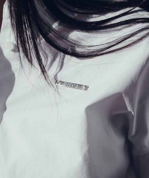 Subciety(サブサエティ)の「Cropped shirt【WOMEN】(シャツ/ブラウス・レディース・ストライプ/ブルー/ホワイト・MEDIUM/SMALL)」の22枚目の写真