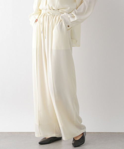 LEPSIM（レプシィム）の「マルチメリットワイドパンツ　242652（その他パンツ・レディース・アイボリー/カーキ/ネイビー/チャコールグレー/ベージュ/グレイッシュベージュ/オレンジ/ダークグレー/ブラウン・FREE）」の13枚目の写真