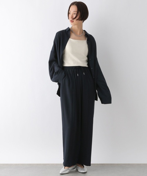 LEPSIM（レプシィム）の「マルチメリットワイドパンツ　242652（その他パンツ・レディース・アイボリー/カーキ/ネイビー/チャコールグレー/ベージュ/グレイッシュベージュ/オレンジ/ダークグレー/ブラウン・FREE）」の19枚目の写真