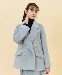 REDYAZEL（レディアゼル）の「パステル配色チェスタージップコート