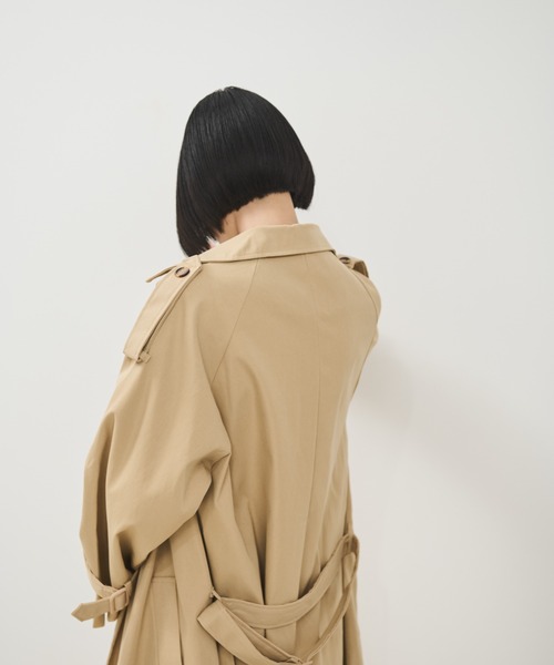 Shelly island（シェリーアイランド）の「キャンディスリーブトレンチコート（トレンチコート・レディース・ベージュ・FREE）」の12枚目の写真