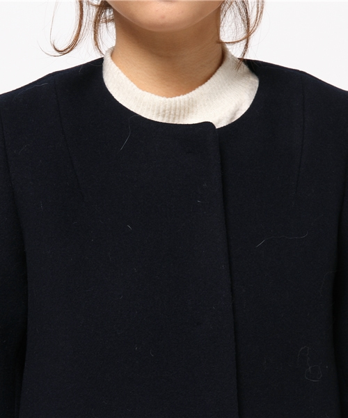 La TOTALITE（ラトータリテ）の「2way コクーンコート◆（その他アウター・レディース・バーガンディー/ネイビー・36/38）」の6枚目の写真