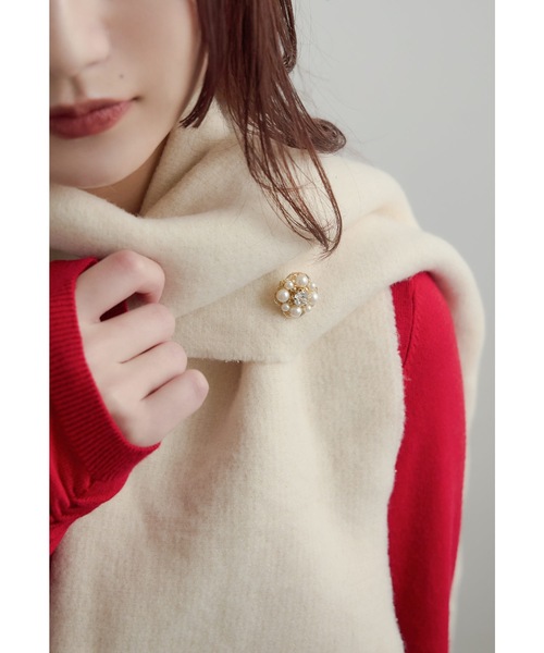 niana(ニアナ)の「メタルビジューパールブローチ フォーマル セレモニー 結婚式 二次会 謝恩会 入学式 卒業式 パーティー オケージョン 小さめ(ブローチ/コサージュ・レディース・シルバー/ゴールド・FREE)」の12枚目の写真