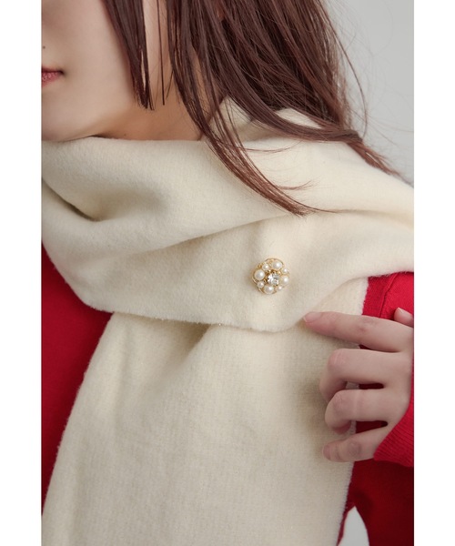 niana(ニアナ)の「メタルビジューパールブローチ フォーマル セレモニー 結婚式 二次会 謝恩会 入学式 卒業式 パーティー オケージョン 小さめ(ブローチ/コサージュ・レディース・シルバー/ゴールド・FREE)」の11枚目の写真