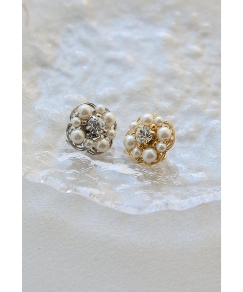 niana(ニアナ)の「メタルビジューパールブローチ フォーマル セレモニー 結婚式 二次会 謝恩会 入学式 卒業式 パーティー オケージョン 小さめ(ブローチ/コサージュ・レディース・シルバー/ゴールド・FREE)」の9枚目の写真