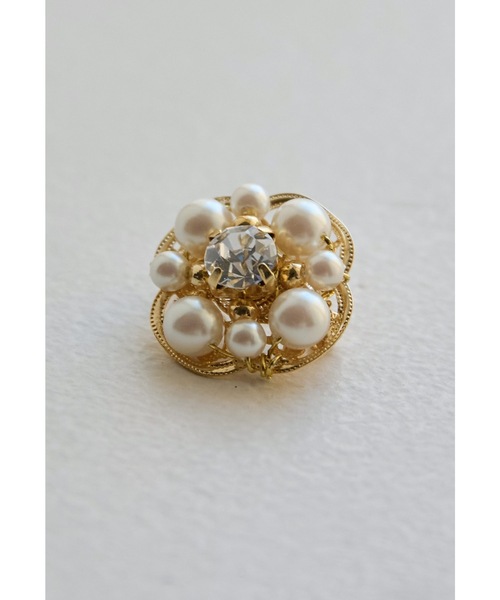 niana(ニアナ)の「メタルビジューパールブローチ フォーマル セレモニー 結婚式 二次会 謝恩会 入学式 卒業式 パーティー オケージョン 小さめ(ブローチ/コサージュ・レディース・シルバー/ゴールド・FREE)」の5枚目の写真