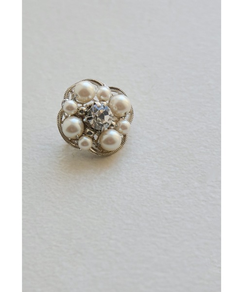niana(ニアナ)の「メタルビジューパールブローチ フォーマル セレモニー 結婚式 二次会 謝恩会 入学式 卒業式 パーティー オケージョン 小さめ(ブローチ/コサージュ・レディース・シルバー/ゴールド・FREE)」の7枚目の写真