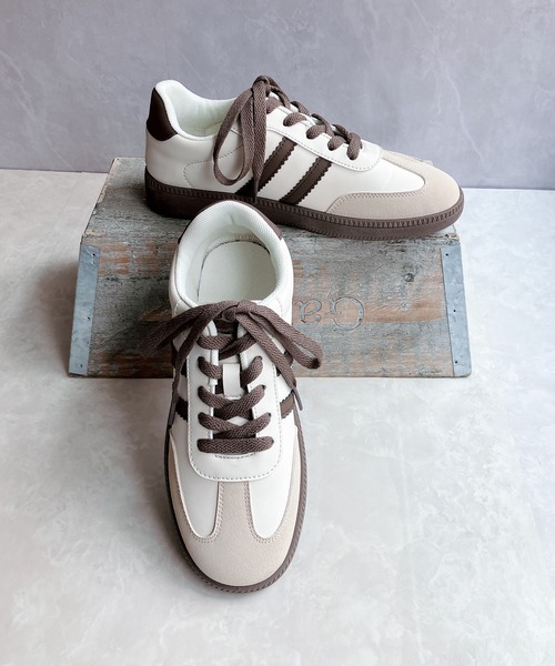 軽量 クラシックデザイン シンプル ローテクスニーカー【2025新作