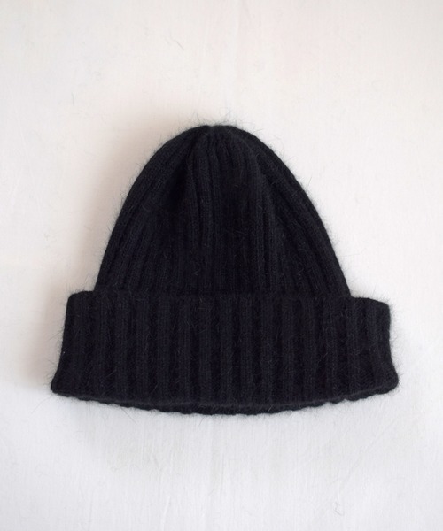 Marient（マリエント）の「ラビットファーニットキャップ（ニットキャップ/ビーニー・レディース・ブラック/グレー・FREE）」の10枚目の写真