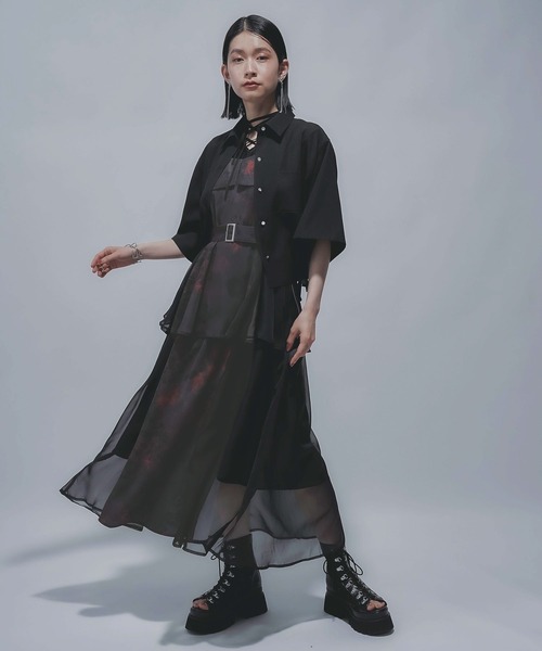 リフレクションフラワーキャミワンピース(HARE)（ワンピース