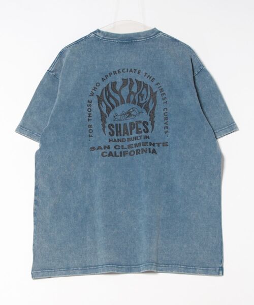 lost(ロスト)の「lost/ロスト 半袖Tシャツ/半袖Tee バックプリント MAYHEM ユニセックス L25S-2104(Tシャツ/カットソー・メンズ・チャコールグレー/ホワイト/グレイッシュブルー・M/L/XL)」の21枚目の写真