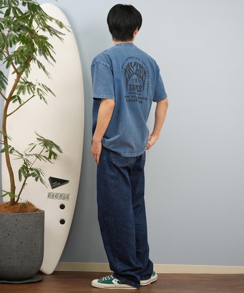 lost(ロスト)の「lost/ロスト 半袖Tシャツ/半袖Tee バックプリント MAYHEM ユニセックス L25S-2104(Tシャツ/カットソー・メンズ・チャコールグレー/ホワイト/グレイッシュブルー・M/L/XL)」の16枚目の写真