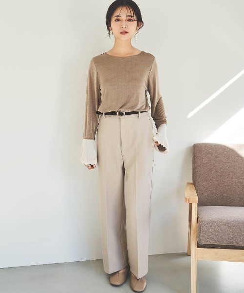 セール】【150㎝前後の小柄さんサイズ】リネンライク センター