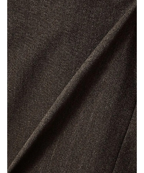 Perfect Suit FActory(パーフェクトスーツファクトリー)の「【WEB限定/上下洗える】2釦スーツ ヘリンボン ブラウン(スーツセット・メンズ・ダークブラウン・A5/A6/A7/A8/AB4/AB5/AB6/AB7/Y4/Y5/Y6/Y7/A4/AB8)」の2枚目の写真