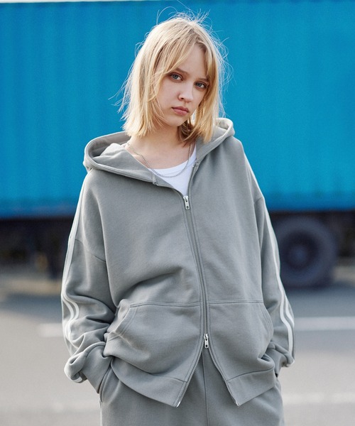 ヘビーウェイトサイドラインダブルジップパーカー（SETUP着用可能