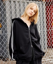 ROCHEM | ヘビーウェイトサイドラインダブルジップパーカー（SETUP着用可能）(パーカー)