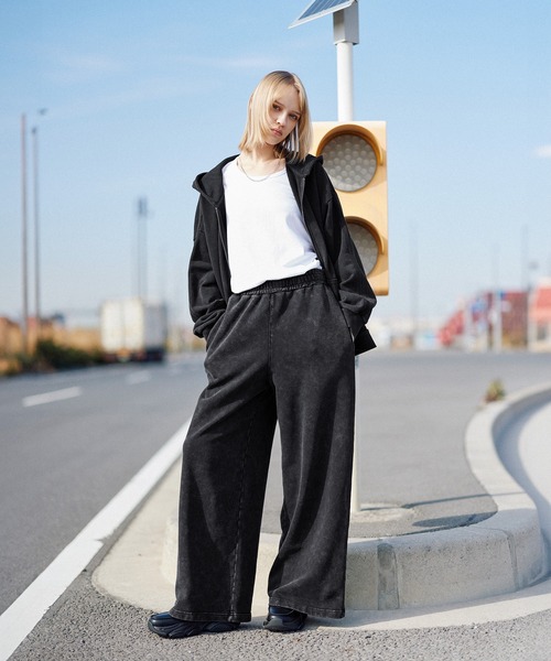 ROCHEM（ローシェン）の「ヘビーウェイトサイドラインダブルジップパーカー（SETUP着用可能）（パーカー・メンズ・ブラック/グレー/ブラック系1・XS/S/M/L）」の22枚目の写真