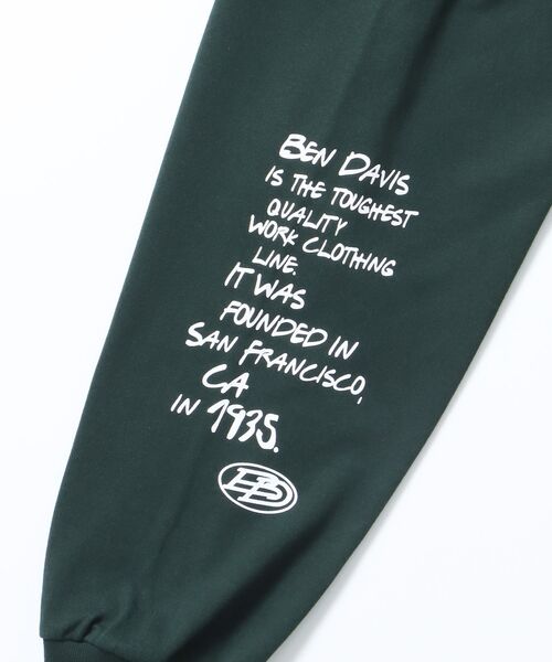 BEN DAVIS（ベンデイビス）の「【BEN DAVIS（ベンデイビス）】SPRAY MASTER L/S TEE[WIDE] / クルーネック 長袖 刺繍 オーバーサイズ（Tシャツ/カットソー・メンズ・ダークグリーン/ホワイト/チャコール・MEDIUM/LARGE/X-LARGE）」の21枚目の写真