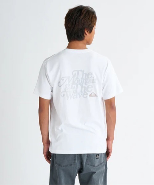 Quiksilver(クイックシルバー)の「TYPEFACE ST /クイックシルバーバックプリント半袖Tシャツ(Tシャツ/カットソー・メンズ・ブラック/ピンク/ホワイト/インディゴブルー・X-LARGE/MEDIUM/LARGE)」の10枚目の写真