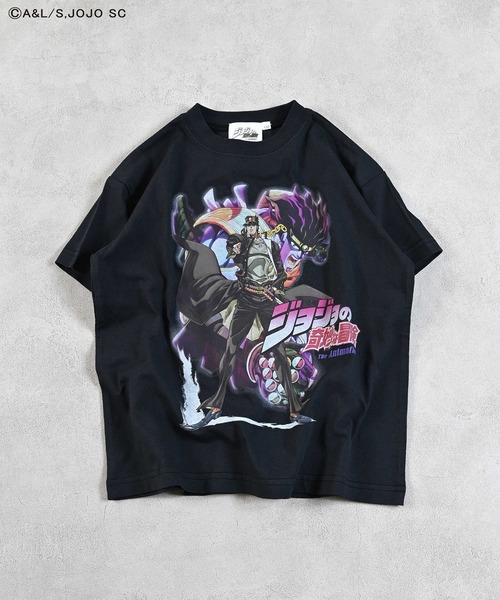 ジョジョの奇妙な冒険（ジョジョノキミョウナボウケン）の「【ジョジョの奇妙な冒険】別注Tシャツ（Tシャツ/カットソー・キッズ・チャコール/ピンク/ブラック・80/90/100/110/120/130/140/150）」の14枚目の写真