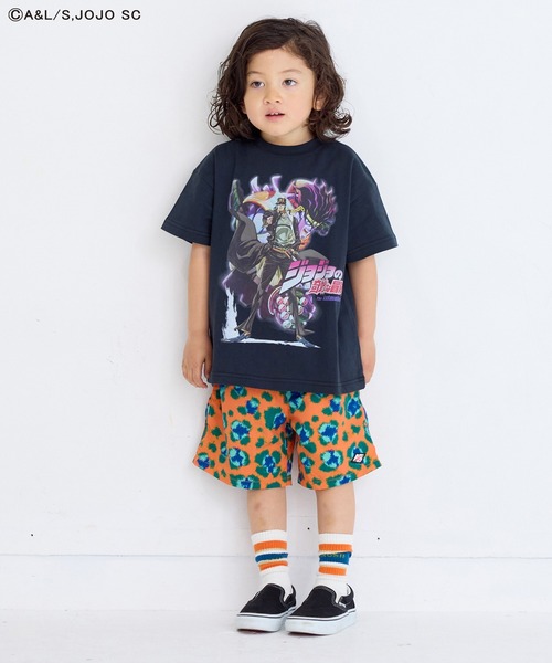 ジョジョの奇妙な冒険（ジョジョノキミョウナボウケン）の「【ジョジョの奇妙な冒険】別注Tシャツ（Tシャツ/カットソー・キッズ・チャコール/ピンク/ブラック・80/90/100/110/120/130/140/150）」の20枚目の写真
