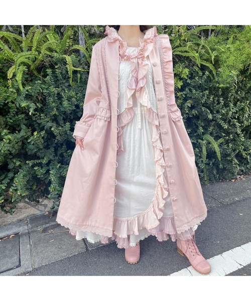PINK HOUSE 花柄フリルロングワンピース