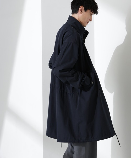 NANO universe（ナノユニバース）の「ウェザークロスフィッシュテールコート（その他アウター・メンズ・ブラック/ベージュ・M/L）」の10枚目の写真