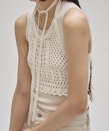 TODAYFUL(gDfCt)́yTODAYFUL/gDfCtzCrochet Knit Bustier/jbgrX`F(̑gbvX)