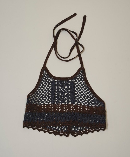 TODAYFUL/トゥデイフル】Crochet Knit Bustier/ニットビスチェ