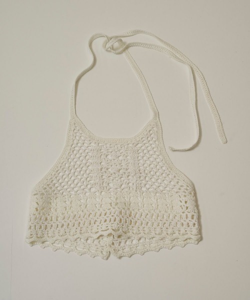 hi.　　todayful Linen Knit Bustier ビスチェ TODAYFUL/トゥデイフル Raccoon Knit Bustier(ラクーンニット